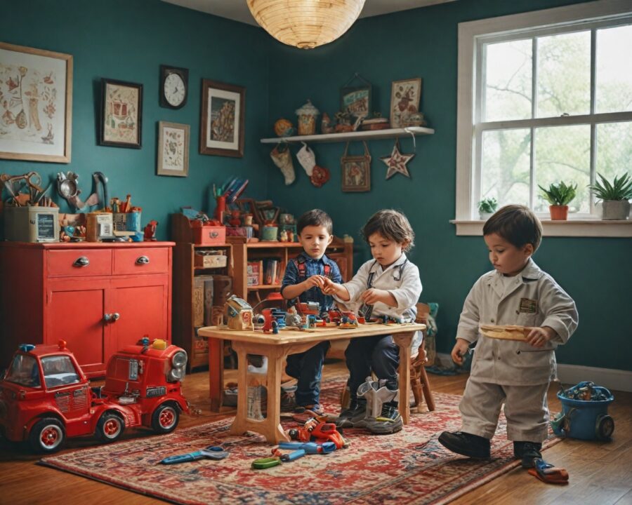 Como usar o brincar simbólico para ensinar sobre profissões de forma eficaz