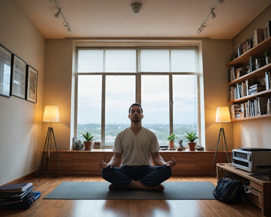 Como usar técnicas de meditação para aumentar a concentração no trabalho