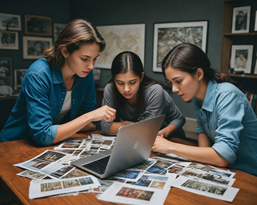 Como organizar fotos e vídeos da família na viagem