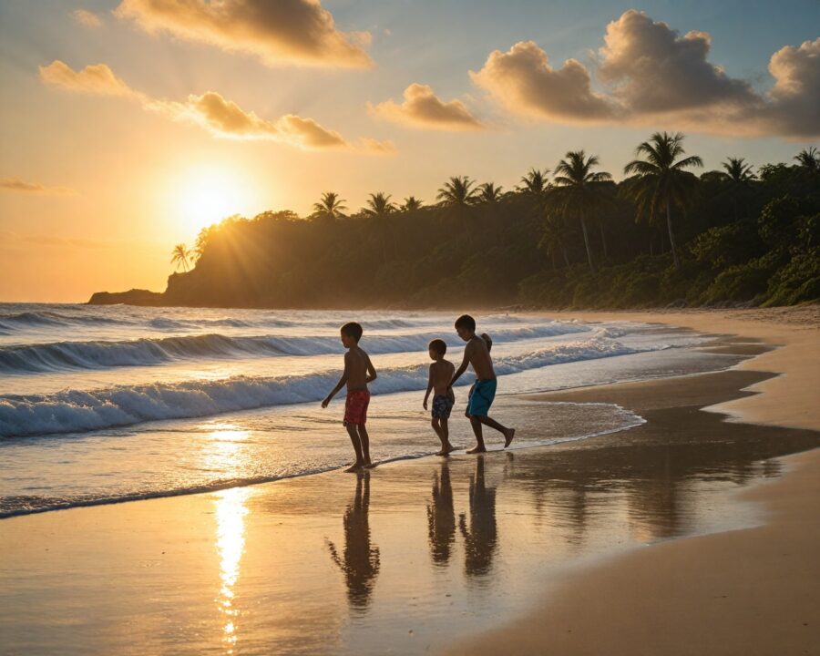 Destinos no Brasil com praia tranquila para crianças