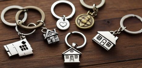 Porta-chaves com Formato de Casa: Acessórios Únicos e Funcionais