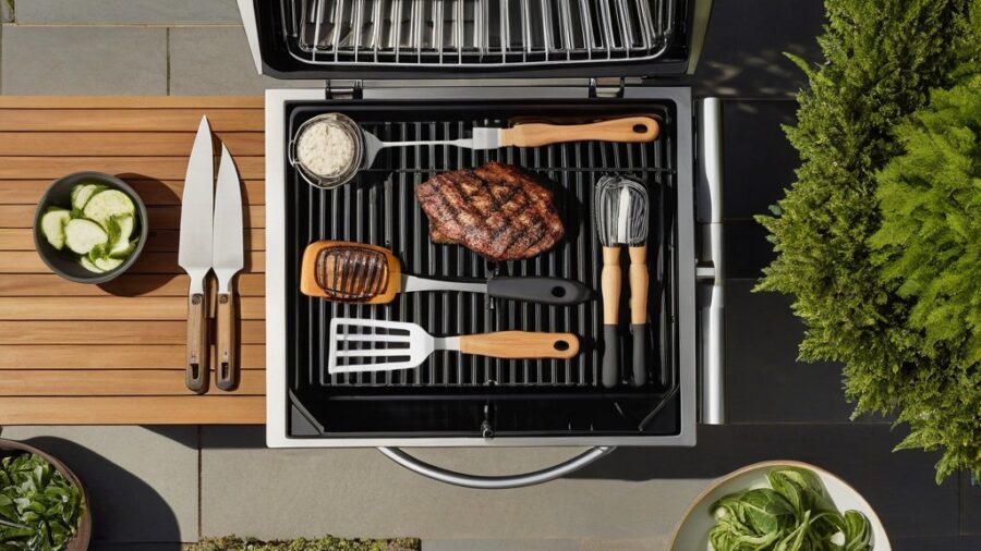 Suporte para Utensílios de Churrasco: Organize com Estilo